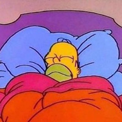 辛普森家庭 - 荷馬安詳熟睡