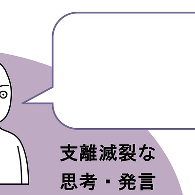 支離滅裂的發言 - 空白對話框