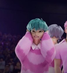 KPop獵魔女團 - 小Saja摀臉害羞