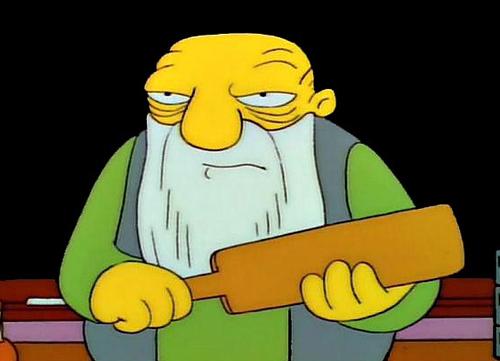 辛普森家庭 - 這是要打手心的 (That's a paddlin')