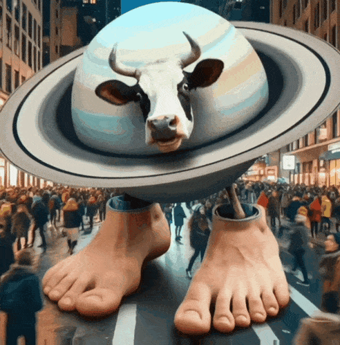 La Vaca Saturno Saturnita - 土星牛巨足怪