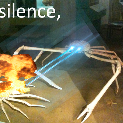 雷射螃蟹 - 安靜！（Silence Crab）