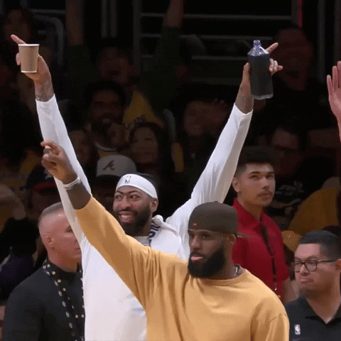 NBA板凳 - 全隊起立振臂狂歡