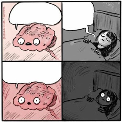 睡前大腦亂想