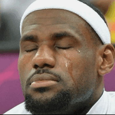 LeBron James - 落淚