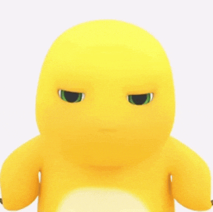 奶龍嚴肅盯人