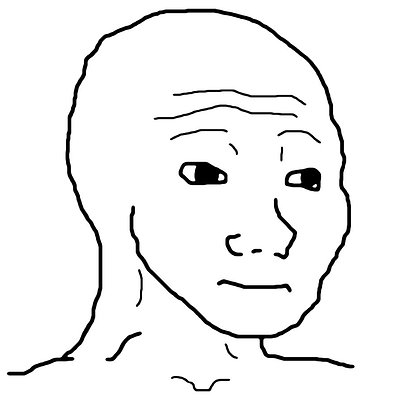 Wojak 感覺人 - 空虛emo臉