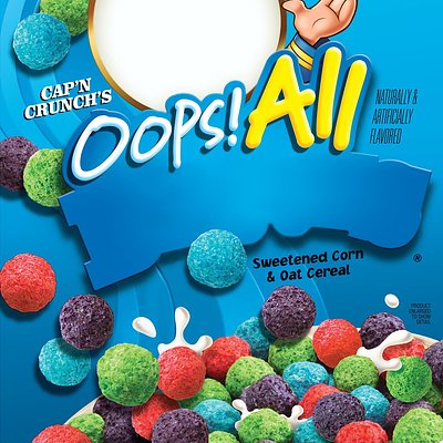 Oops! All Berries 麥片盒