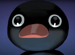 Pingu - 面無表情死盯