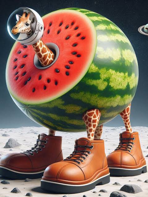Giraffa Celeste - 西瓜長頸鹿太空人