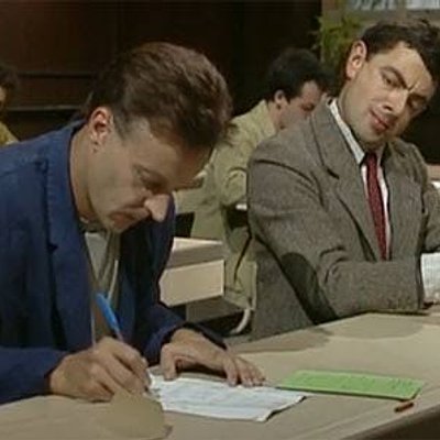 豆豆先生 - 考試偷瞄隔壁