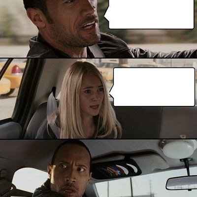 巨石強森開車三連格