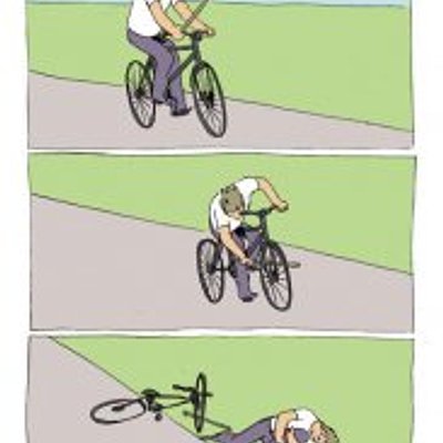 腳踏車自摔