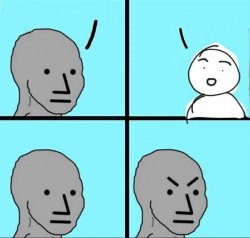 NPC被觸怒四格