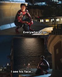 蜘蛛人 - 走到哪都看到他的臉