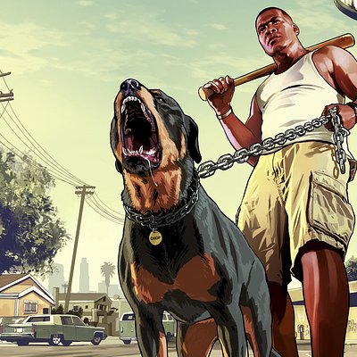 俠盜獵車手5 - 富蘭克林與愛犬 Chop