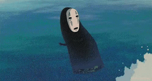 神隱少女 - 無臉男漂浮海上