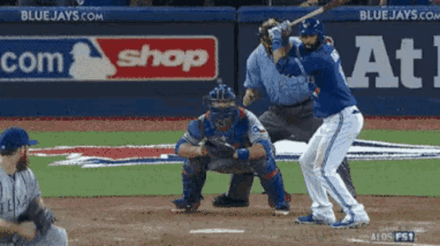 Jose Bautista - 甩球棒誇張慶祝