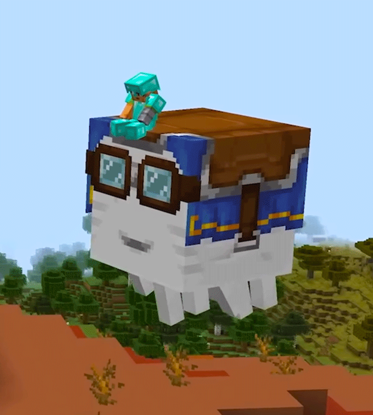 Minecraft - 快樂運載獸載你飛