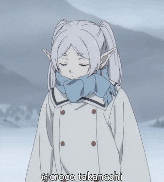 葬送的芙莉蓮 - 芙莉蓮雪中冷到發抖