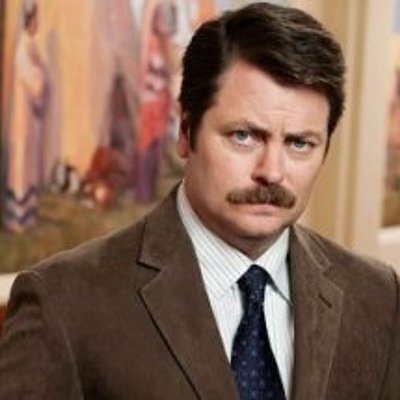 公園與遊憩 - Ron Swanson面無表情