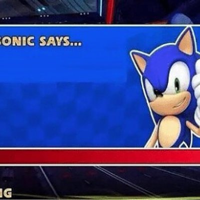 Sonic Says - 音速小子溫馨小提醒