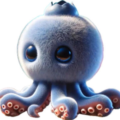 Blueberrinni Octopussini - 藍莓毛絨章魚