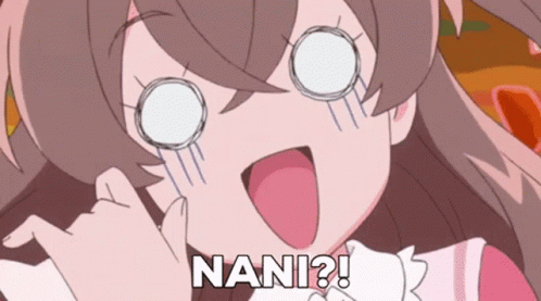 動漫少女 - NANI 震驚臉