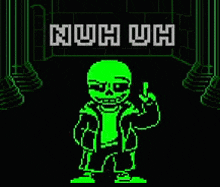 Undertale - Sans 才不要 Nuh Uh