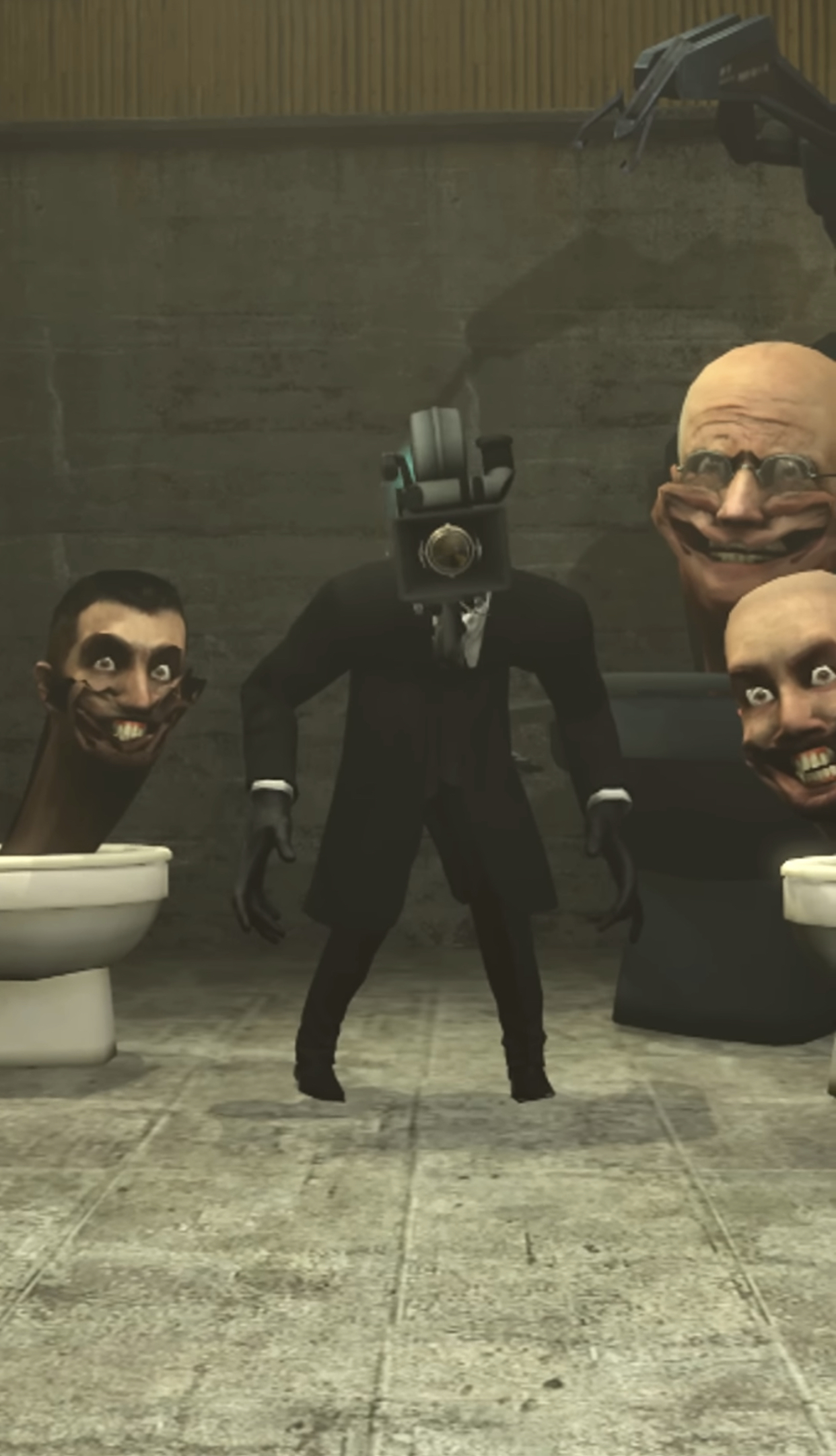 Skibidi Toilet - 馬桶頭軍團對峙攝影機人