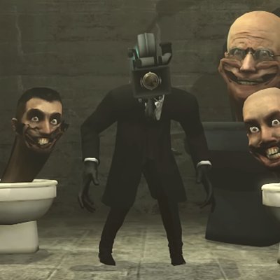 Skibidi Toilet - 馬桶頭軍團對峙攝影機人