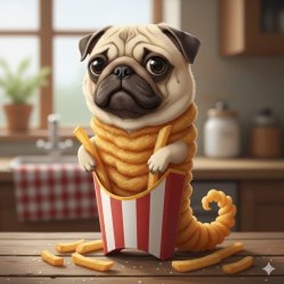 Fritto Carlino - 薯條巴哥犬