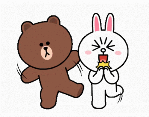 LINE FRIENDS - 熊大兔兔鬧脾氣