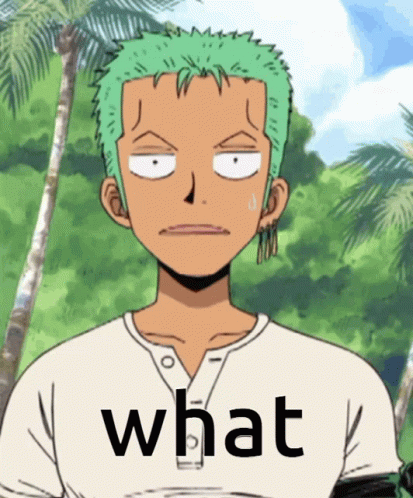航海王 - 索隆傻眼 what
