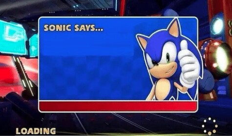 Sonic Says - 音速小子溫馨小提醒