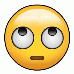 臉紅瞪大眼 Emoji - 害羞又不知所措